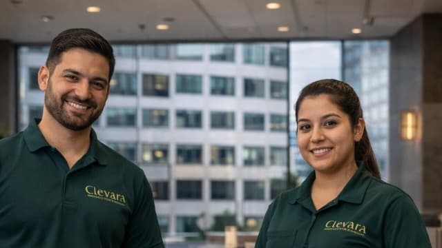 Clevara uniformed team ready for a referred organization